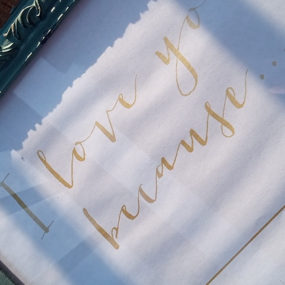 Wood Frame With Carved Trim Barnwood Look - Picture 6 of 12